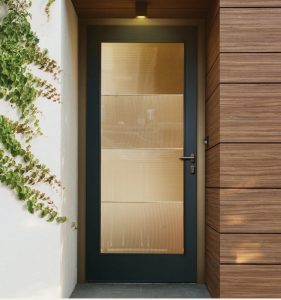 Full View Smooth Fiberglass Painted Door