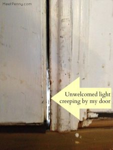 Air Leaking into Home Large Gap