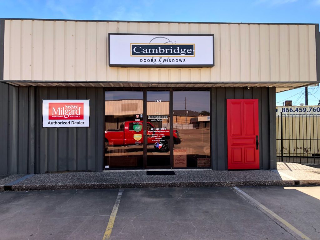 Cambridge Doors and WIndows Stafford Showroom 