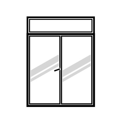 2-Wide with transom