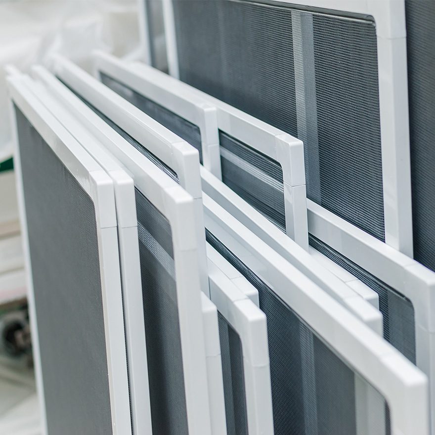 Fabrication new insect screens for windows and doors