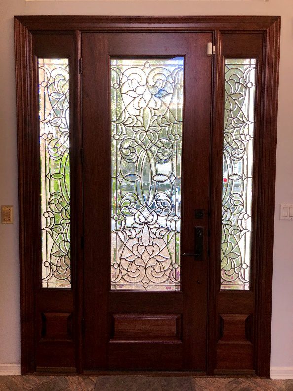 Florence ¾ Lite Glass Door Unit & Sidelites