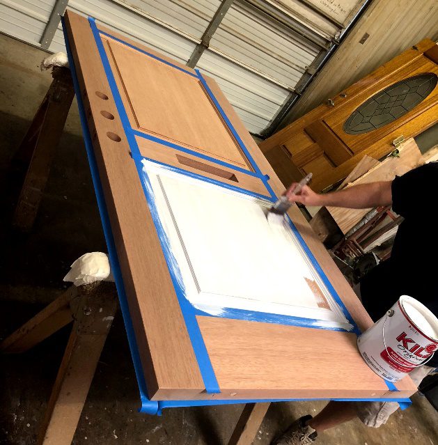 custom doors finished to perfection in Stafford
