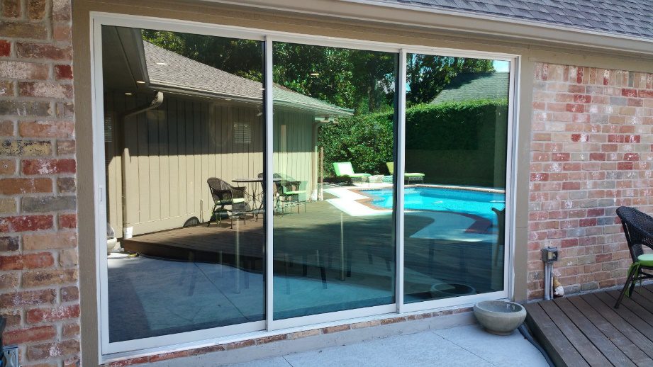 Triple Panel Aluminum Patio Door Unit