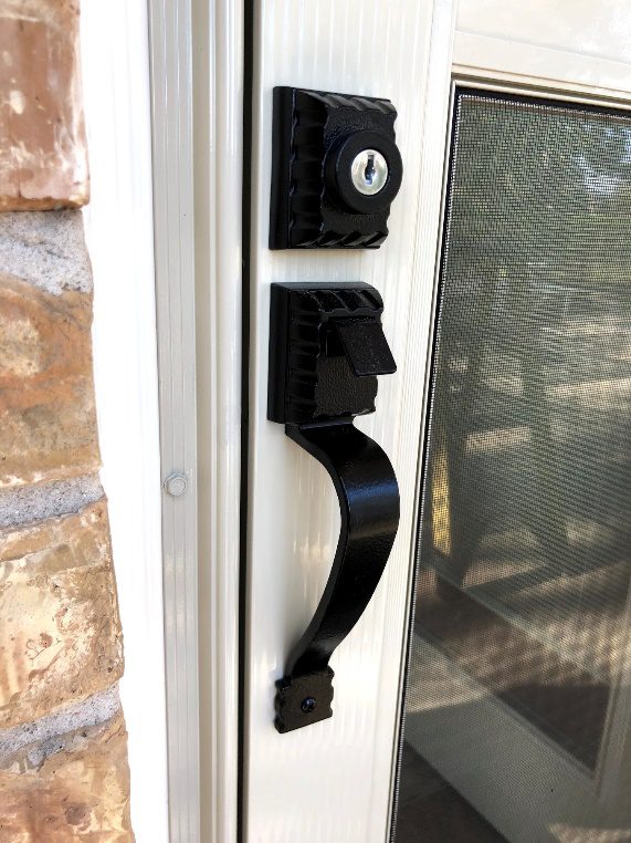 Hardware for storm doors