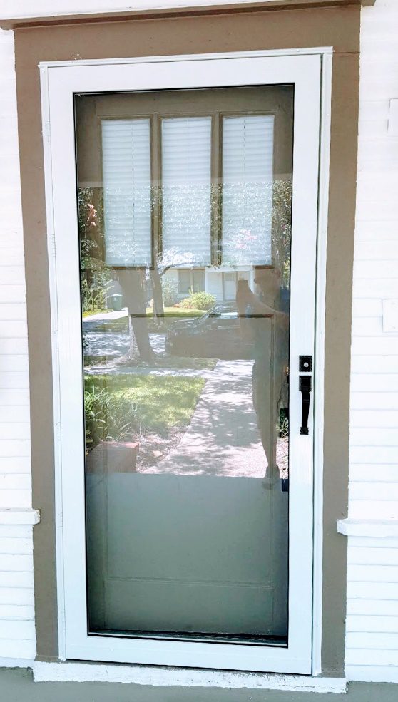 Full View Clear Glass Storm Door   